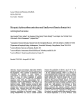 Cover page: Biogenic hydrocarbon emissions and landcover/climate change in a subtropical savanna