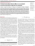 Cover page: Colossal anomalous Nernst effect in a correlated noncentrosymmetric kagome ferromagnet