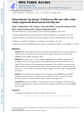 Cover page: Observational “go‐alongs” of follow‐up HIV care visits of two virally suppressed Black sexual minority men