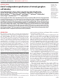 Cover page: Atoh7-independent specification of retinal ganglion cell identity