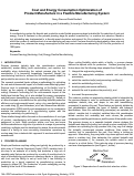 Cover page: Cost and Energy Consumption Optimization of Product Manufacture in a Flexible Manufacturing System