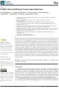 Cover page: FARCI: Fast and Robust Connectome Inference.