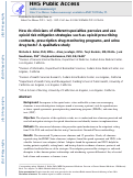 Cover page: How Do Clinicians of Different Specialties Perceive and Use Opioid Risk Mitigation Strategies? A Qualitative Study