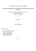 Cover page: Tectonic and Stratigraphic Controls of the Continental Shelf and Slope, Southern California