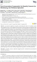 Cover page: Next-Generation Community Air Quality Sensors for Identifying Air Pollution Episodes