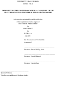 Cover page: Demystifying the Craft Production: A Case Study of the Craft-made Guitar Industry in the Global Economy