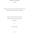 Cover page: Student Veterans’ Sense of Validation and Its Effects on Intent to Persist: A Quantitative Study using Structural Equation Modeling