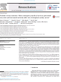 Cover page: Volume versus outcome: More emergency medical services personnel on-scene and increased survival after out-of-hospital cardiac arrest