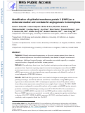 Cover page: Identification of epithelial membrane protein 2 (EMP2) as a molecular marker and correlate for angiogenesis in meningioma