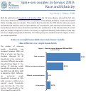 Cover page: Same-sex Couples in Census 2010: Race and Ethnicity
