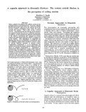 Cover page: A Capacity Approach to Kinematic Illusions: The Curtate Cycloid Illusion in the Perception of Rolling Motion