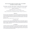 Cover page: In situ optical testing of exposure tools via localized wavefront curvature sensing