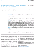 Cover page: Diffusing Capacity of Carbon Monoxide in&nbsp;Assessment of COPD