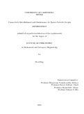 Cover page: Connectivity Establishment and Maintenance for Sparse Network Graphs