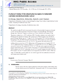 Cover page: A phase II study of docetaxel plus lycopene in metastatic castrate resistant prostate cancer