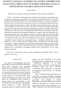Cover page: Ancient Lawns in a Modern Day World: Distribution and Characterization of Marine Microbial Mats at Temae Beach, Moorea, French Polynesia