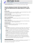 Cover page: Predictive Modeling for Geriatric Hip Fracture Patients: Early Surgery and Delirium Have the Largest Influence on Length of Stay.