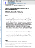 Cover page: Cognitive control ability mediates prediction costs in monolinguals and bilinguals.