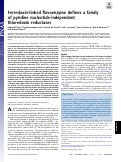 Cover page: Ferredoxin-linked flavoenzyme defines a family of pyridine nucleotide-independent thioredoxin reductases