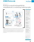 Cover page: Protocol to record and quantify the intracellular pH in contracting cardiomyocytes