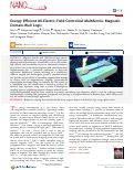 Cover page: Energy Efficient All-Electric-Field-Controlled Multiferroic Magnetic Domain-Wall Logic