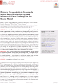 Cover page: Chimeric Hemagglutinin Constructs Induce Broad Protection against Influenza B Virus Challenge in the Mouse Model