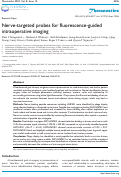 Cover page: Nerve-targeted probes for fluorescence-guided intraoperative imaging