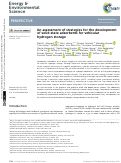 Cover page: An assessment of strategies for the development of solid-state adsorbents for vehicular hydrogen storage