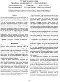 Cover page: Virtually accommodating: Speech rate accommodation to a virtual interlocutor.