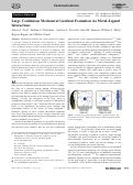 Cover page: Large Continuous Mechanical Gradient Formation via Metal–Ligand Interactions