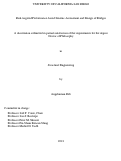 Cover page: Risk-targeted Performance-based Seismic Assessment and Design of Bridges