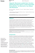 Cover page: Magnetic Resonance-guided Inter-fraction Monitoring Opens Doors to Delivering Safer Reirradiation: An Illustrative Case Report and Discussion