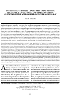 Cover page: Envisioning Colonial Landscapes Using Mission Registers, Radiocarbon, and Stable Isotopes: An Experimental Approach from San Francisco Bay