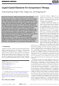 Cover page: Liquid Crystal Elastomer for Compression Therapy.