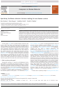 Cover page: Synchrony facilitates altruistic decision making for non-human avatars