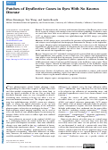 Cover page: Patches of Dysflective Cones in Eyes With No Known Disease