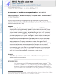 Cover page: Assessment of model accuracy estimations in CASP12