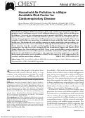 Cover page: Household Air Pollution Is a Major Avoidable Risk Factor for Cardiorespiratory Disease