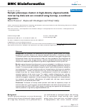 Cover page: Sample phenotype clusters in high-density oligonucleotide microarray data sets are revealed using Isomap, a nonlinear algorithm