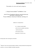 Cover page: Thresholds for odor and nasal pungency