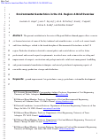 Cover page: Environmental geotechnics in the US region: a brief overview