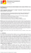 Cover page: Developing Personal Thermal Comfort Models for the Control of HVAC in Cars Using Field Data