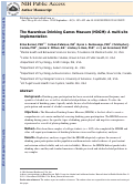 Cover page: The Hazardous Drinking Games Measure (HDGM): A multi-site implementation