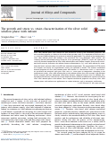 Cover page: The growth and stress vs. strain characterization of the silver solid solution phase with indium