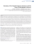 Cover page: Geometry of the Sample Frequency Spectrum and the Perils of Demographic Inference