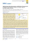 Cover page: Molecular Characterization of Organosulfates in Organic Aerosols from Shanghai and Los Angeles Urban Areas by Nanospray-Desorption Electrospray Ionization High-Resolution Mass Spectrometry