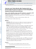 Cover page: Outcomes Up to 12 Months After Treatment With Loop Electrosurgical Excision Procedure for Cervical Intraepithelial Neoplasia Among HIV-Infected Women