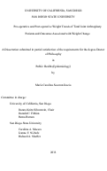 Cover page: Pre-operative and Post-operative Weight Trends of Total Joint Arthroplasty Patients and Outcomes Associated with Weight Change /