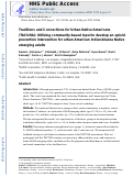 Cover page: Traditions and Connections for Urban Native Americans (TACUNA): Utilizing community-based input to develop an opioid prevention intervention for urban American Indian/Alaska Native emerging adults.