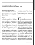 Cover page: Overcoming Technological Challenges: Lessons Learned from a Telehealth Counseling Study